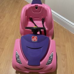 Step 2 Pink Push Ride On Car 