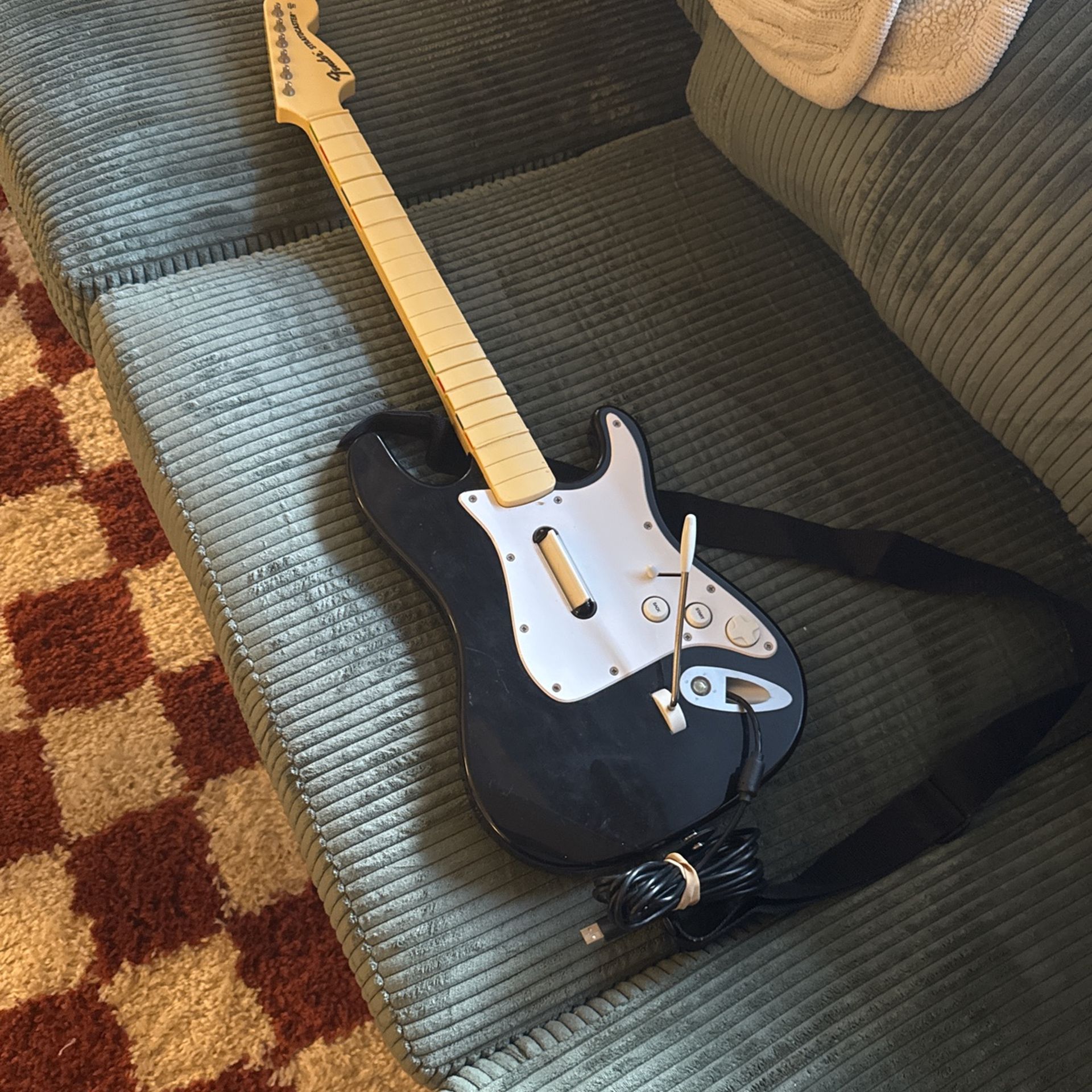 Rockband Guitar Hero Start Fender Guitar Not Tested