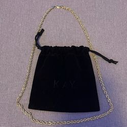 KAYS JEWELR 14K Hollow Gold Rope Chain.