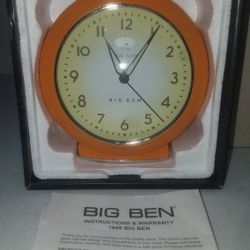 BIG BEN RETRO CLOCK LUMINESCENT HANDS