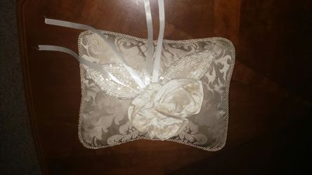 Hand made ring pillow
