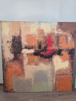Abstract Art Painting Warm Tones