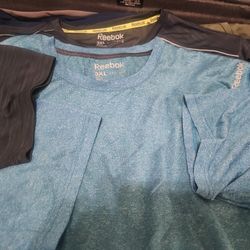 2  3XL Reebok T-shirt  Silk  Slightly Use 
