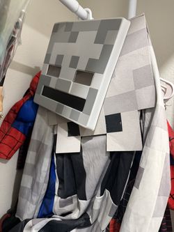 Minecraft Costume - Mask + Suit, Kids Size S (4-6)