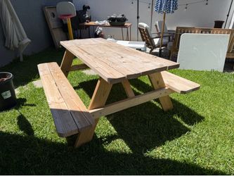 Picnic Table - Wood, Home Depot - $70