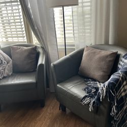 Matching Barrel Chairs