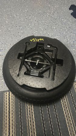 Compact Spare Tire with Jack Kit