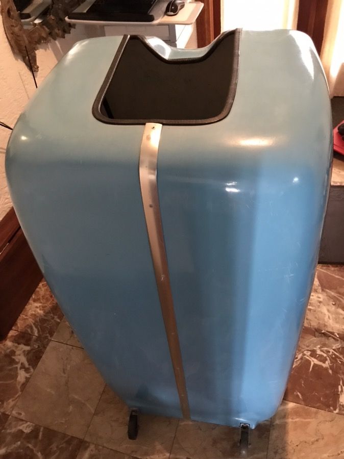 Vintage Fiberglass Steam Sauna Steam Cabinet