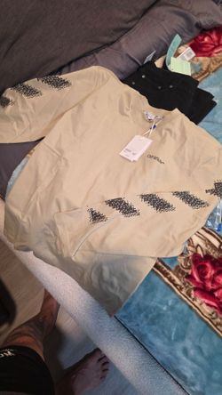 Off-White Beige Diagonal Arrows T-Shirt