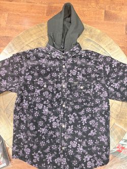 Supreme FW26’ week 6 Quilted Lined Hooded Velvet Snap Shirt Floral Size Medium