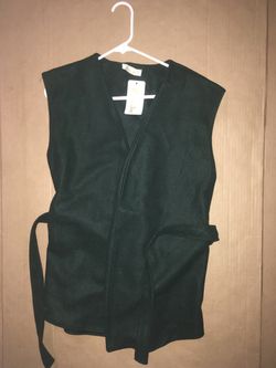 Sleeveless coat woman m