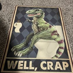 Dinosaur Canvas Poster