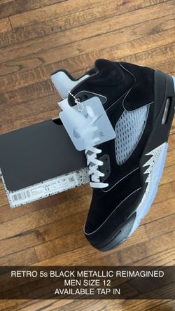 RETRO 5s BLACK METALLIC REIMAGINED 