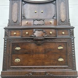 Antique Serving Cabinet/ Chest Of Drawers