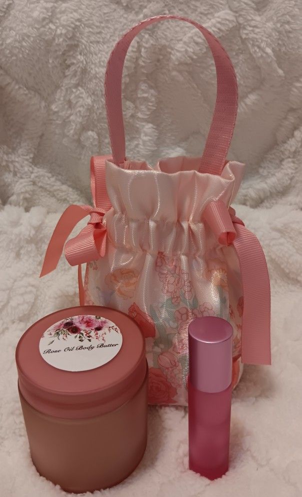 Rose Body Butter And Rose Essential Oil