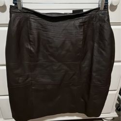 Size 16 Venezia Leathers  Dark Brown  Skirt