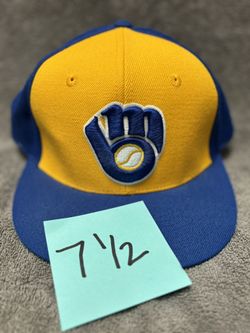Milwaukee Brewers 7 1/2 Fitted Hat