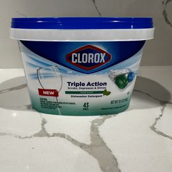 Clorox Triple Action Dishwasher Detergent Pods
