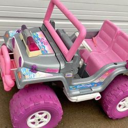 Pink Jeep Powerwheels