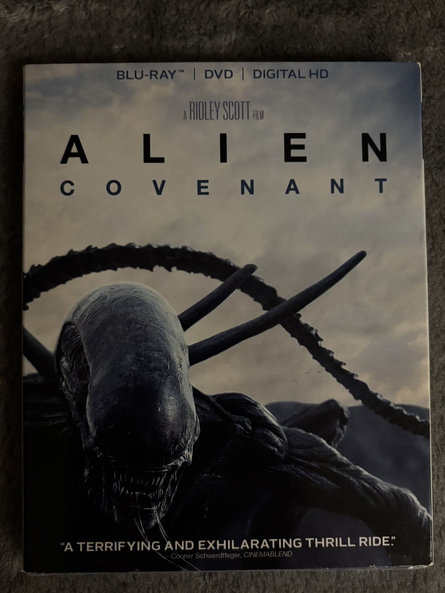 Alien Covenant Sealed Blu Ray W/ Slipcover