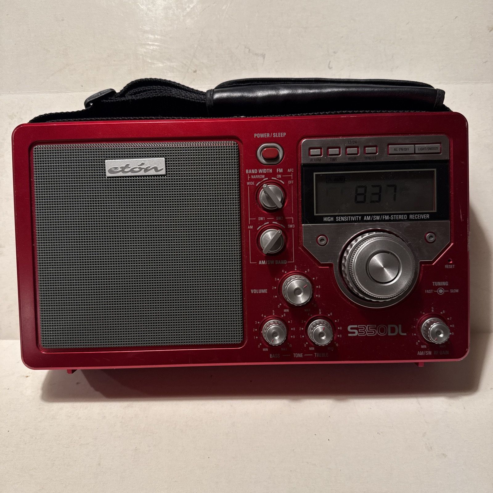 Eton S350DL AM FM SW Stereo High Sensitivity World Receiver Works No AC Adapter 