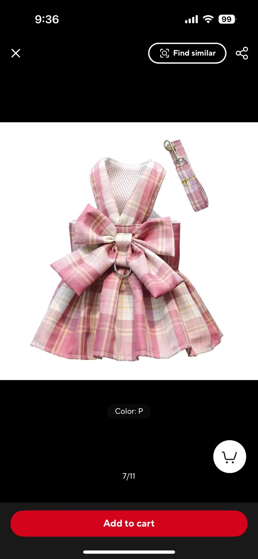 Dog Harness/ Dress