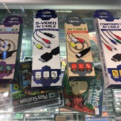 Nintendo Ps2 Sega  Av Cables  $13 Each Gamehogs 11am-7pm