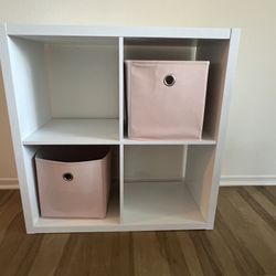 4 cube storage organizer 
