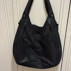Black Leather Purse