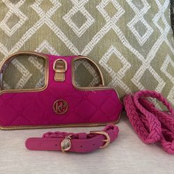 Beautiful Etsy Small Dog Harness Leash And Collar $50