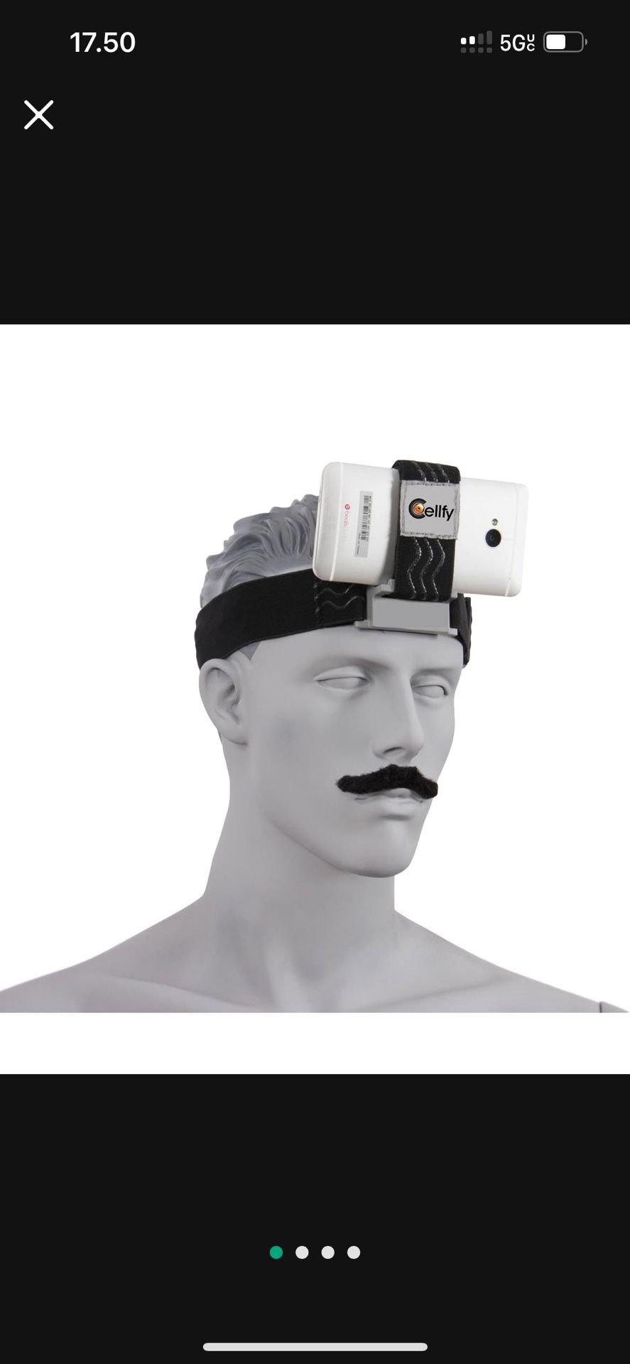 Universal Head Mount for Your Smartphone, Operable with Any Device. Don't Waste Money on a GoPro! Easy to Use!