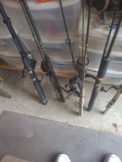 River Fishing Rod And Reels 