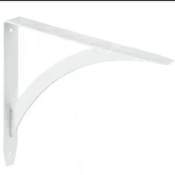 Everbilt 10 in. White Cove Arch Steel Bracket, 10 pas