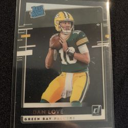 JORDAN LOVE CLEAR ROOKIE CARD