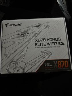 🤍 GIGABYTE X870 AORUS ELITE WIFI7 ICE (AM5) ( New )