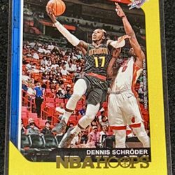 Dennis Schroder Yellow Parallel SP 218-19