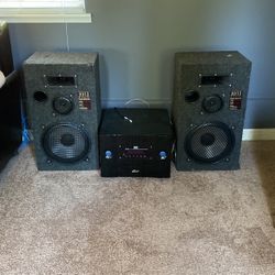 2 Quality Speakers And 1 Receiver 