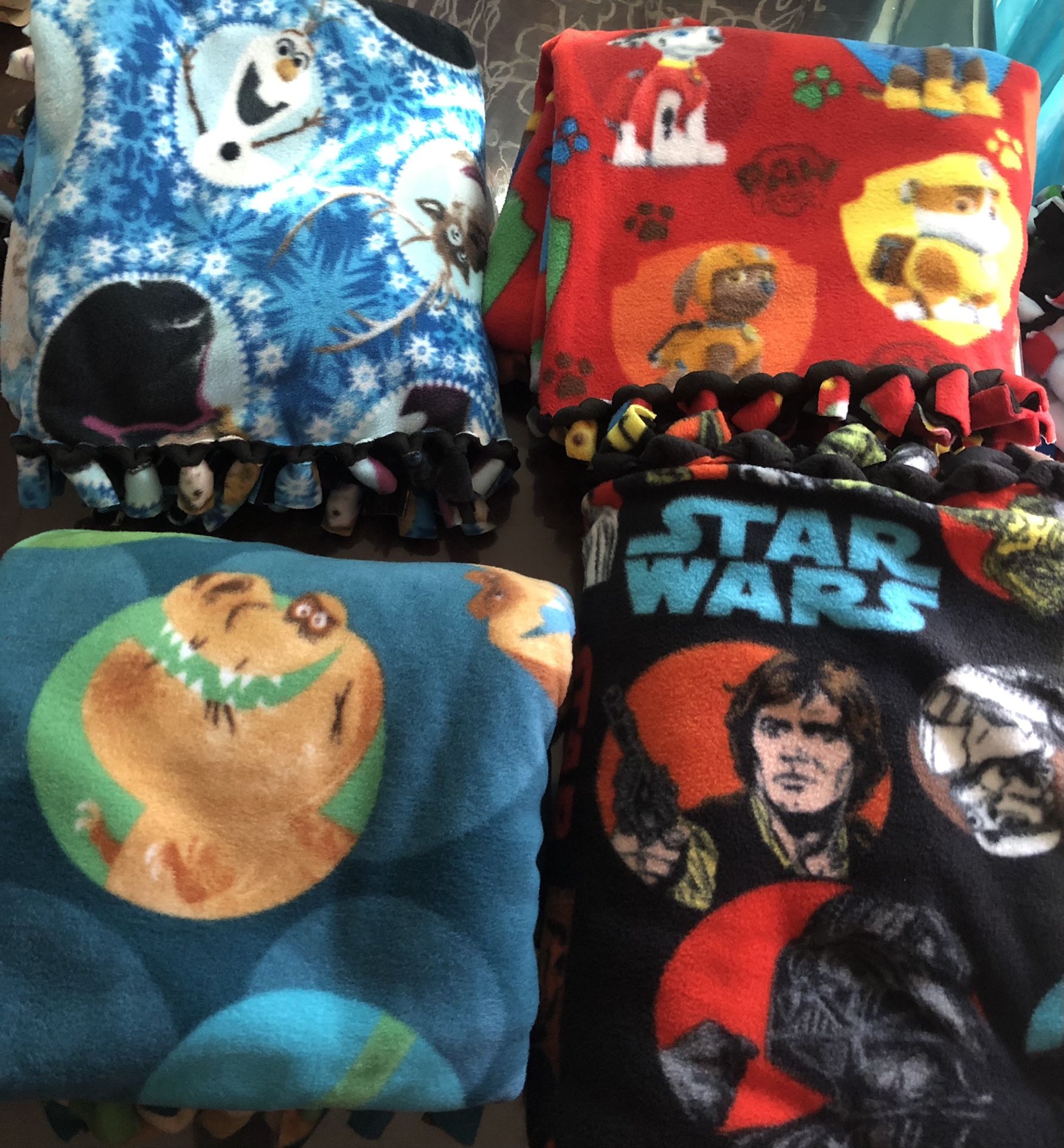 NEW Fleece Blankets Handmade