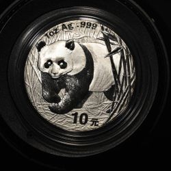 2001 1oz .999 Silver Panda China