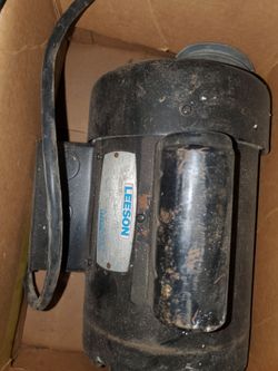 Leeson Industrial Motor 110/220v Single Phase like Lincoln, Baldor, Emerson, Delta Rockwell