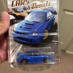Hot Wheels 2017 Premium Cars and Donuts Subaru Impreza WRX Blue