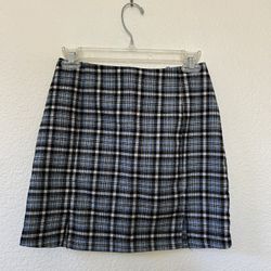 Plaid Mini Skirt