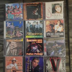 12 TEJANO TEX-MEX CD LOT Selena David Lee, Fito, Roberto Pulido Little Joe Ruben Ramos More See Pics