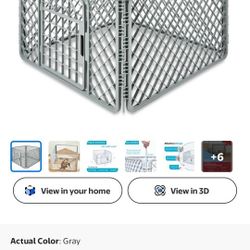 Small Dog Crate And 2 Potty Trays 