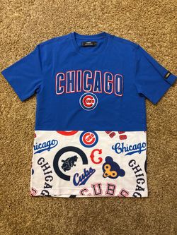 Pro Standard Chicago Cubs Luxury Athletic Collection Chenille T Shirt Size Small