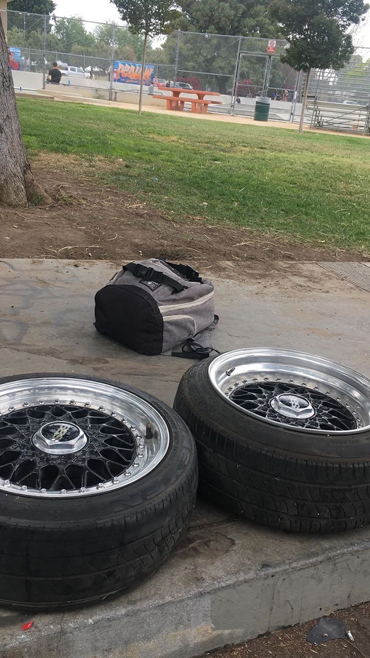 BBS RS 033 4x100 e30 3 piece wheel 15x8 15x7.5