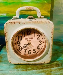 Cool Retro Turquoise Clock