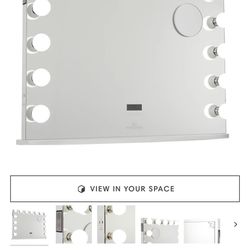 Impressions Vanity White Vanity Mirror 