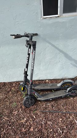 2  electric scooters