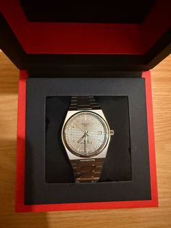 Tissot PRX 38mm, Swiss Automatic Watch for Men, Titanium Case, Gray Dial, T1(contact info removed)06100